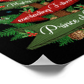 Christelijk Kerstmis zal hij worden genoemd Wonder Poster (Hoek)