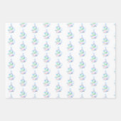 Christelijk kerstpapier inpakpapier vel (Voorkant 2)