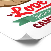 Christelijk kerstPoster Baby Jezus John 3:16 Poster (Hoek)