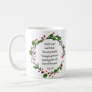 Christelijk kerstschrift koffiemok