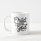 Christelijk Kind van God Bijbel Verse Custom Koffiemok (Links)