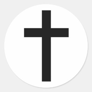 "CHRISTELIJK KROSS" RONDE STICKER