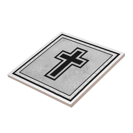 Christelijk kruis 2 tegeltje (Zijkant)