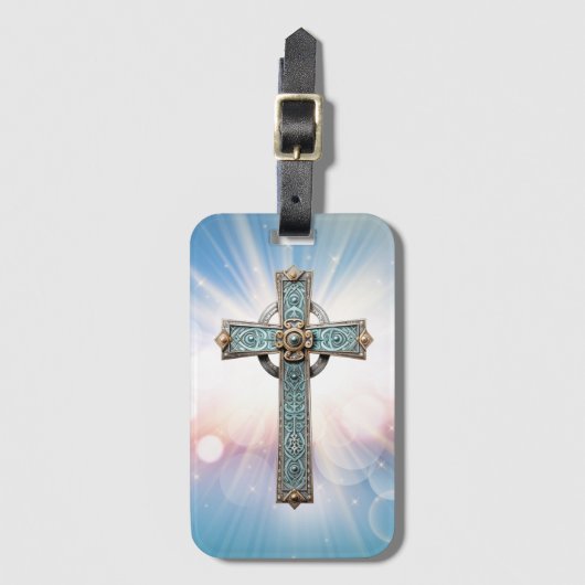  Christelijk Kruis Bagagelabel (Voorkant (verticaal))