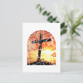 Christelijk Kruis Briefkaart (Staand voorkant)