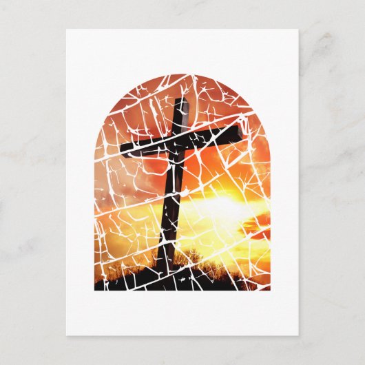 Christelijk Kruis Briefkaart (Voorkant)