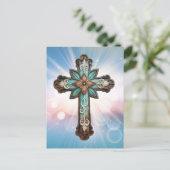 Christelijk kruis Briefkaart (Staand voorkant)