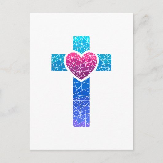 Christelijk Kruis Briefkaart (Voorkant)