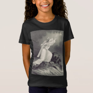 Christelijk kruis- en kroonsymbool t-shirt