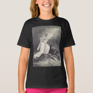Christelijk kruis- en kroonsymbool t-shirt