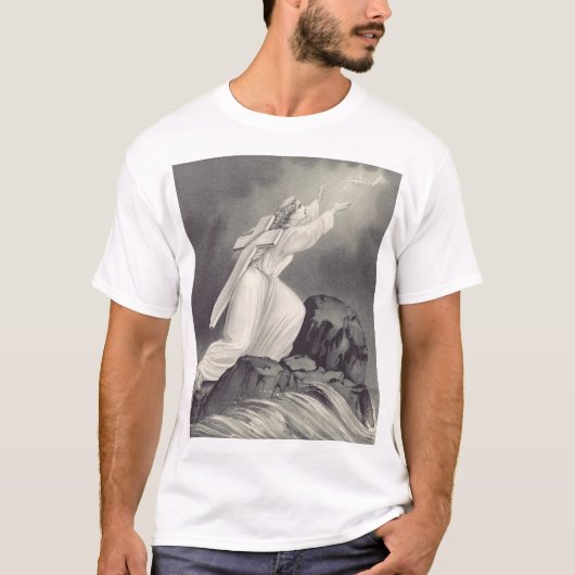 Christelijk kruis- en kroonsymbool t-shirt (Voorkant)
