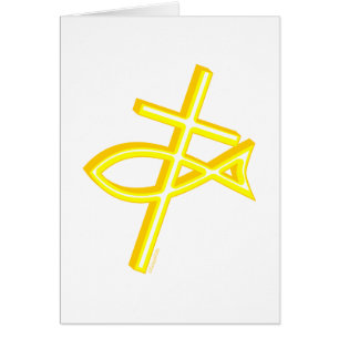 Christelijk kruis en vis