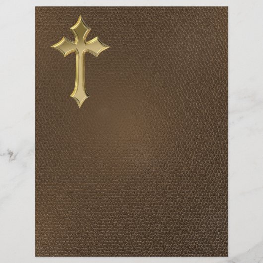 Christelijk kruis flyer (Voorkant)