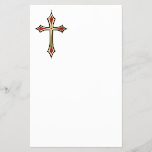 Christelijk kruis flyer (Voorkant)