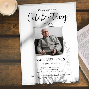 Christelijk Kruis Foton Herdenking van het Leven B Kaart