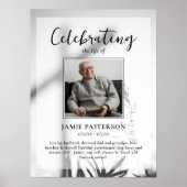 Christelijk Kruis Foton Herdenking van het Leven F Poster (Voorkant)