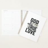 Christelijk Kruis God Is Mijn Ware Liefde Vector Planner (Display)