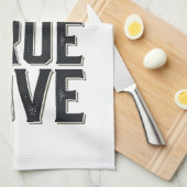 Christelijk Kruis God Is Mijn Ware Liefde Vector Theedoek (Quarter Fold)