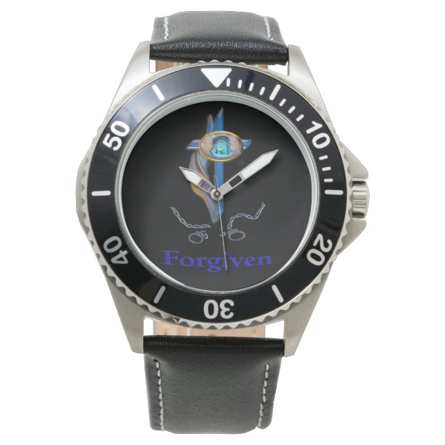 Christelijk kruis horloge (Voorkant)