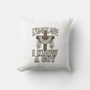Christelijk Kruis Ik Ken Een Man Vintage T-shirt Kussen
