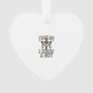 Christelijk Kruis Ik Ken Een Man Vintage T-shirt Ornament