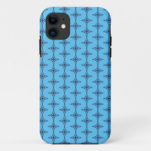 Christelijk Kruis in Hemelsblauw Kunst Case-Mate iPhone Case (Achterkant)