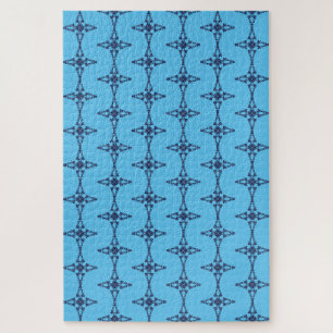 Christelijk Kruis in Hemelsblauw Kunst Legpuzzel