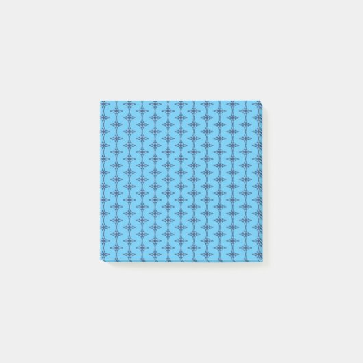 Christelijk Kruis in Hemelsblauw Kunst Post-it® Notes (Voorkant)