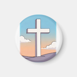 Christelijk Kruis Inspirerend Magneet