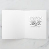 Christelijk kruis Jesus Christ Risen Happy Easter Kaart (Binnen)