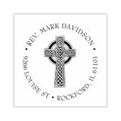 Christelijk Kruis Jezus Christus Keltisch Religieu Rubberstempel (Afrduk)