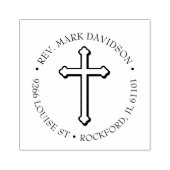 Christelijk Kruis Jezus Christus Kruisbeeld Religi Rubberstempel (Afrduk)