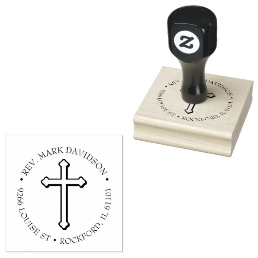 Christelijk Kruis Jezus Christus Kruisbeeld Religi Rubberstempel (Gestempeld)