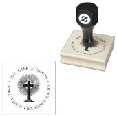 Christelijk Kruis Jezus Christus Religieus Rubberstempel (Gestempeld)