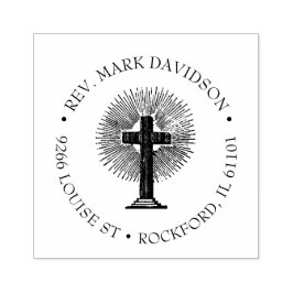 Christelijk Kruis Jezus Christus Religieus Rubberstempel