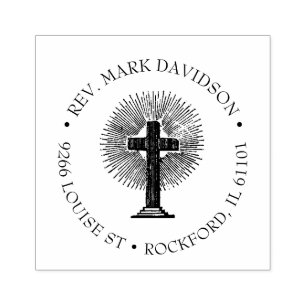 Christelijk Kruis Jezus Christus Religieus Rubberstempel