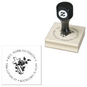Christelijk Kruis Jezus Christus Rozen Religieus Rubberstempel (Gestempeld)