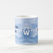 Christelijk KRUIS Jezus Pasen Monogram Schrift Koffiemok (Center)