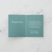 Christelijk Kruis Johannes 14 Sympathie Dank U 1 Bedankkaart (Binnen)