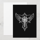 Christelijk kruis kaart (Voorkant / Achterkant)