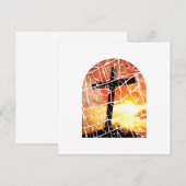 Christelijk Kruis Kaart (Voorkant / Achterkant)