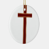 Christelijk kruis keramisch ornament (Rechts)