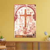 Christelijk Kruis Kunstwerk Canvas Afdruk (Insitu (Woonkamer))