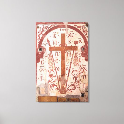 Christelijk Kruis Kunstwerk Canvas Afdruk (Voorkant)