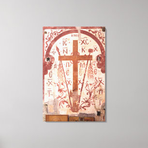 Christelijk Kruis Kunstwerk Canvas Afdruk