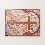 Christelijk Kruis Kunstwerk Legpuzzel (Horizontaal)
