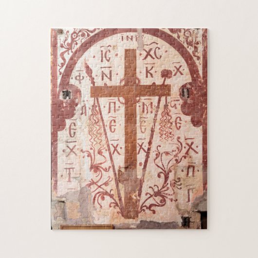 Christelijk Kruis Kunstwerk Legpuzzel (Verticaal)