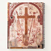 Christelijk Kruis Kunstwerk Notitieboek (Achterkant)