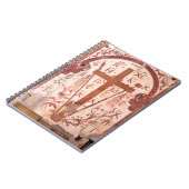 Christelijk Kruis Kunstwerk Notitieboek (Linkerzijde)