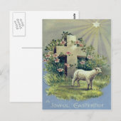 Christelijk Kruis Lam Ster Briefkaart (Voorkant / Achterkant)